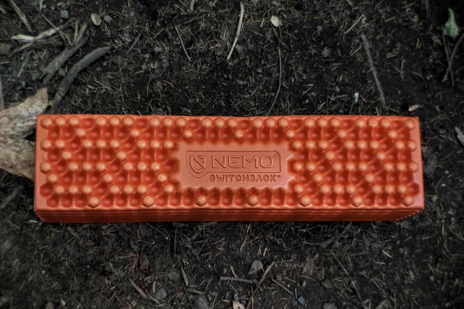 The NEMO switchback folded up on the ground