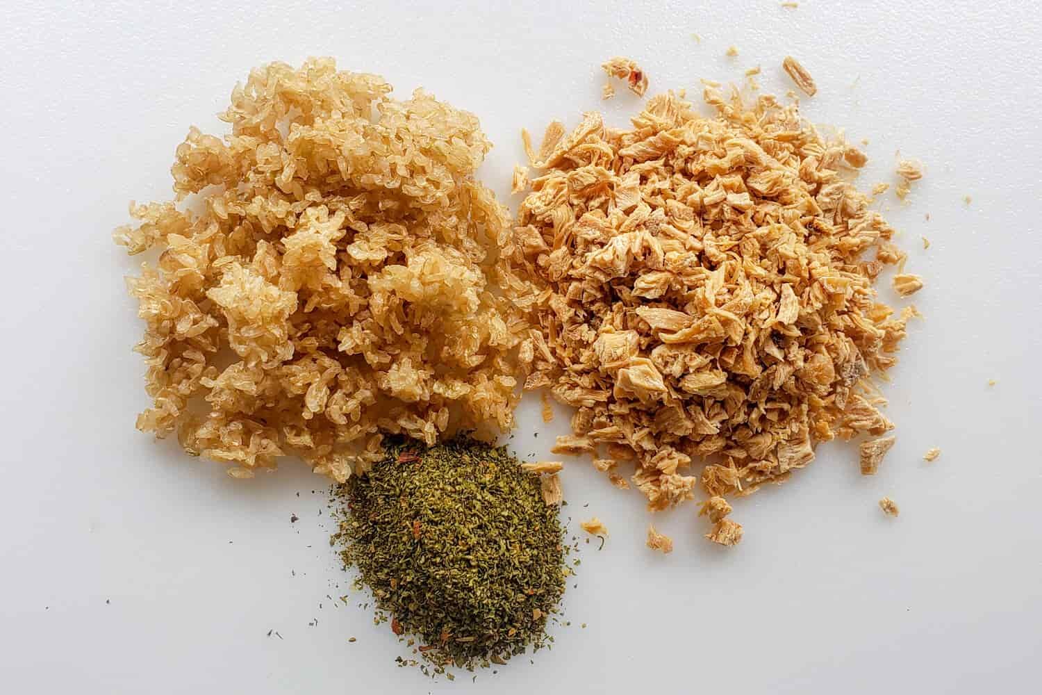 loose ingredients on a table