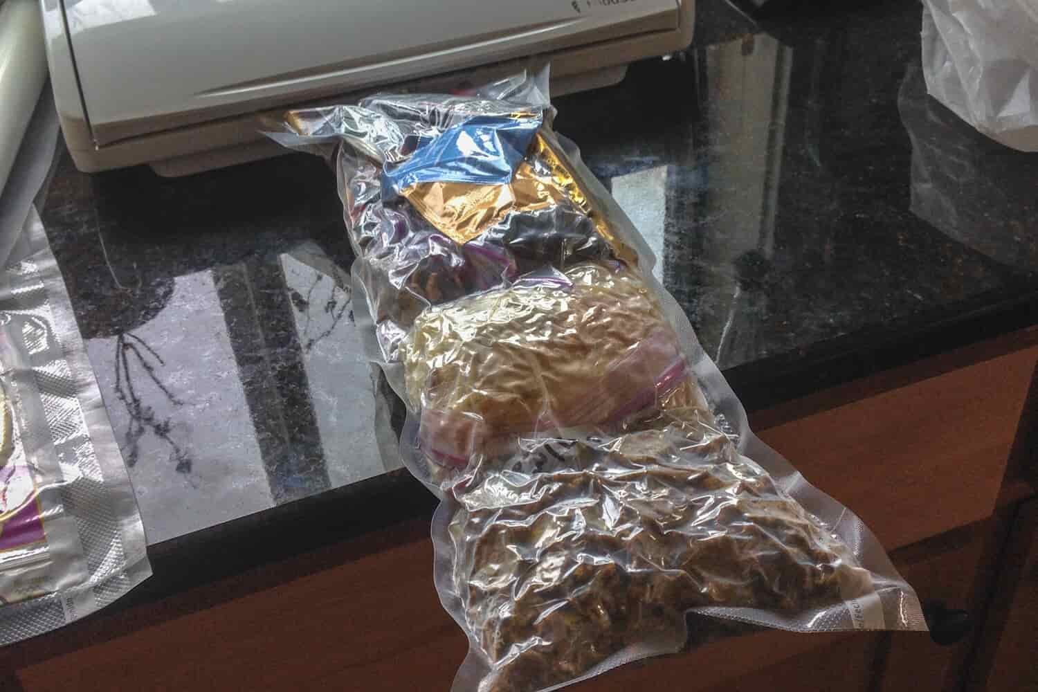 vacuum sealing meals