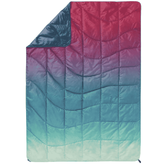 rumpl nanoloft travel blanket stock image