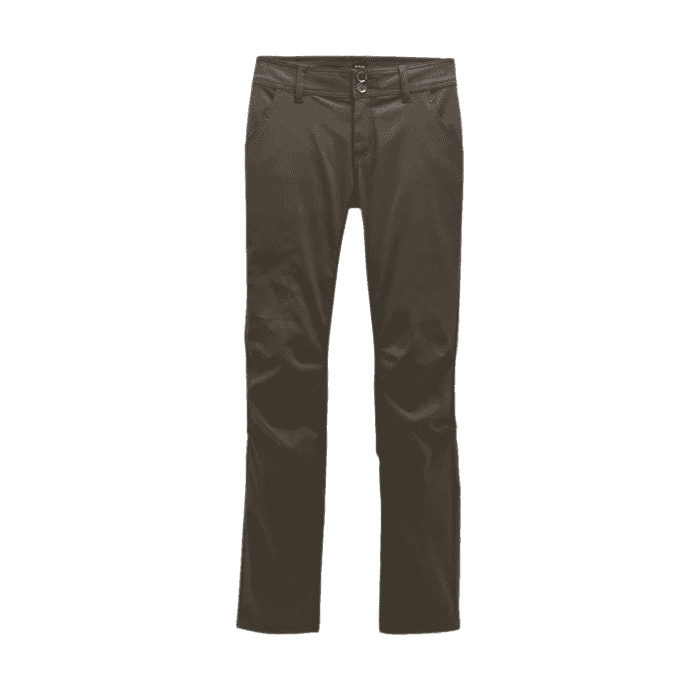 prAna Halle Straight Pant in green stock image