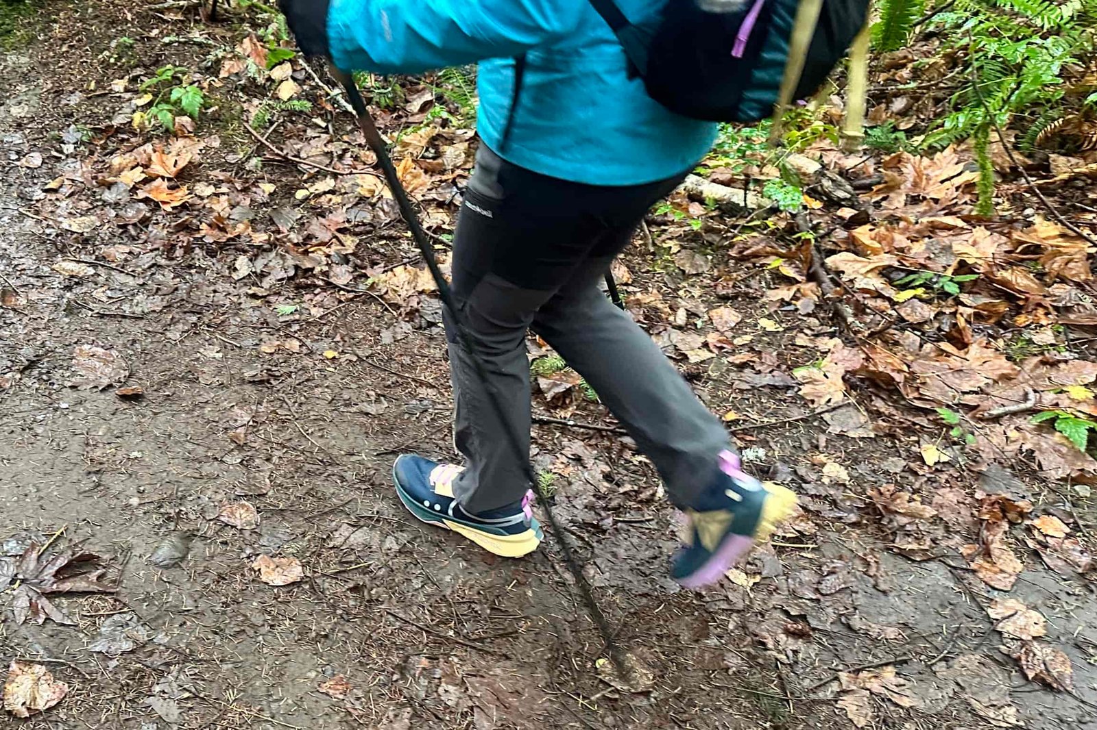Nike Women's Zegama 2 on a hiker