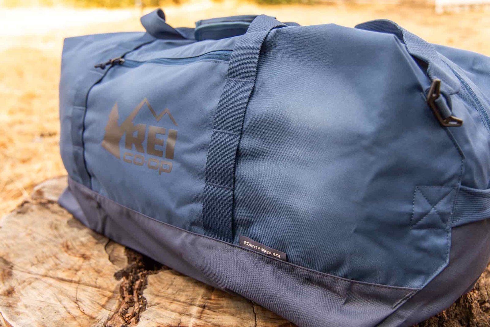 The outer material of the Roadtripper duffel as well as webbing lash points.