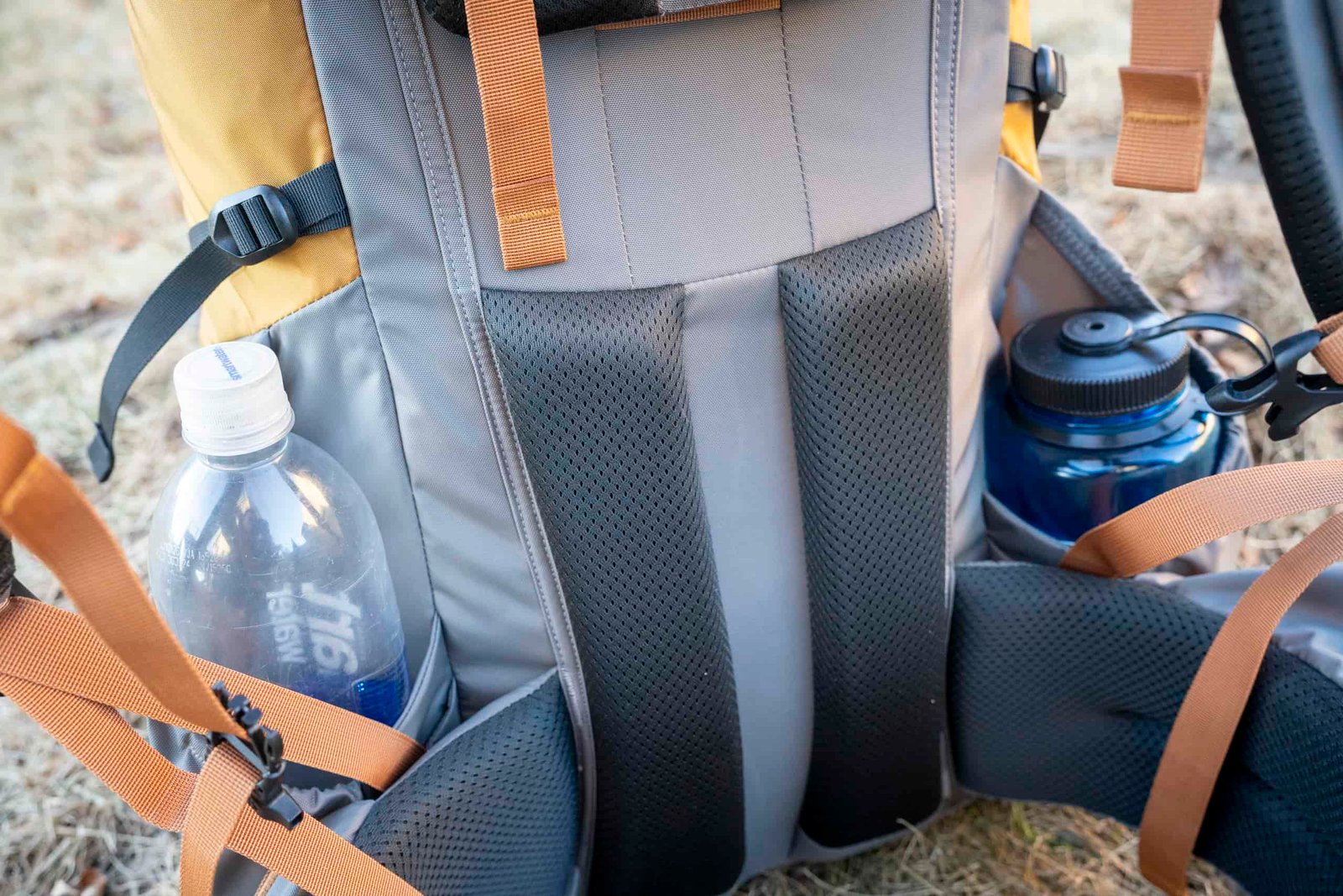 back panel of backpack