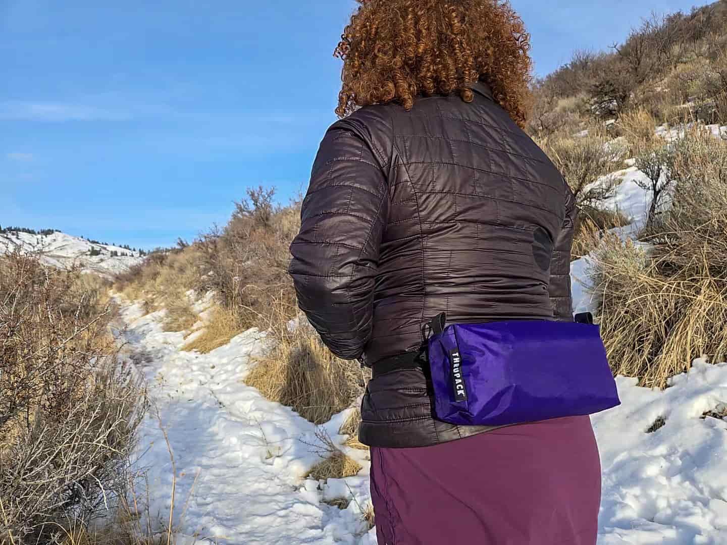 ThruPack Summit Bum - closeup while hiking