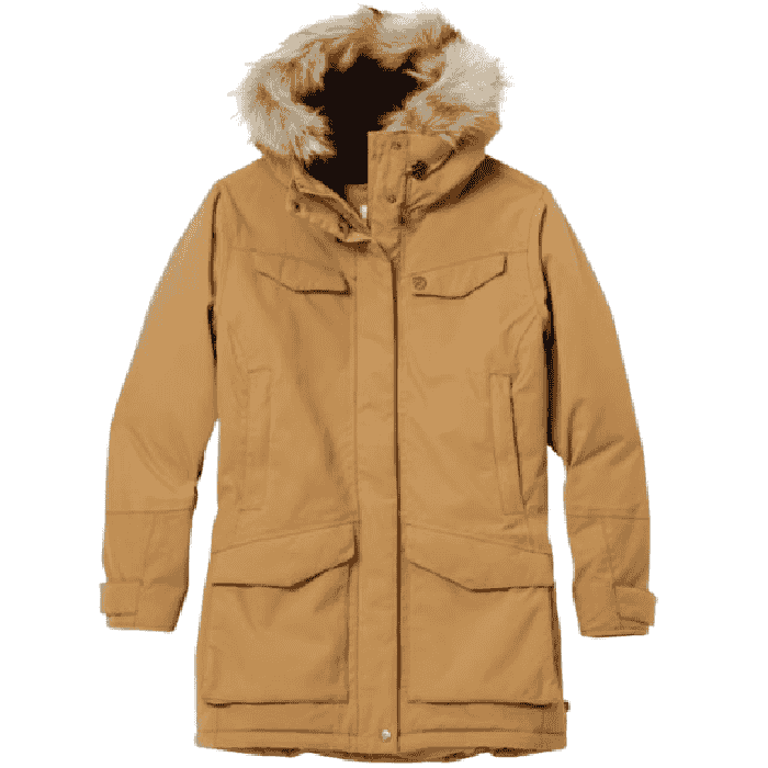 fjallraven nuuk women's parka stock image