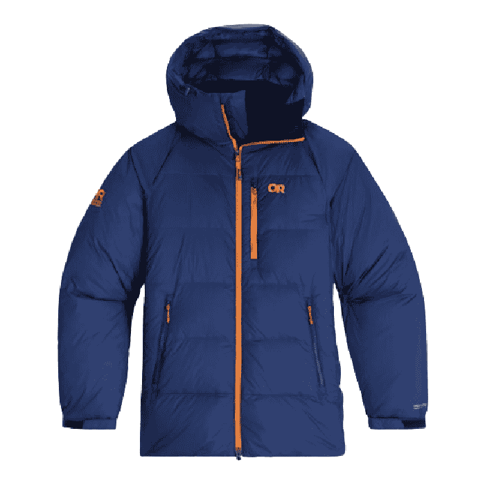 outdoor research super alpine parka stock image