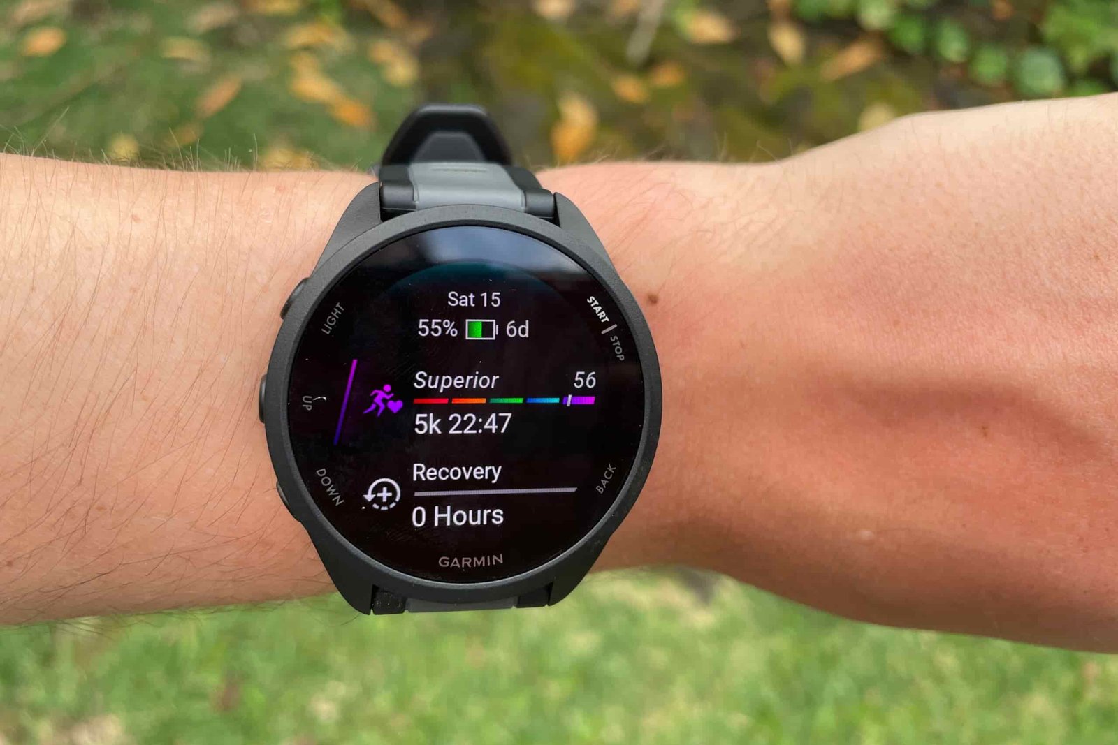 A watch face showing activity features.
