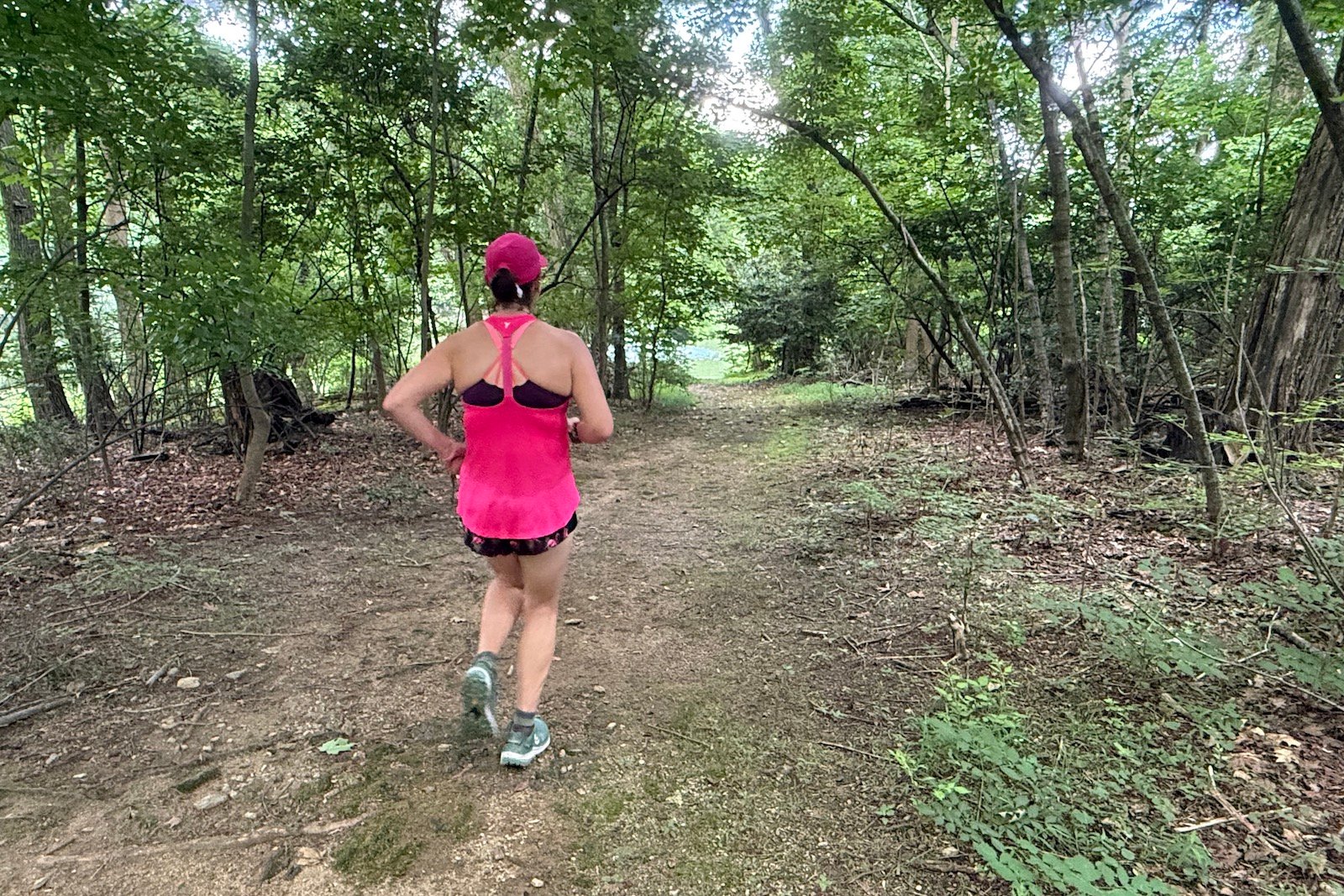 runner wearing the Topo Athletic Traverse