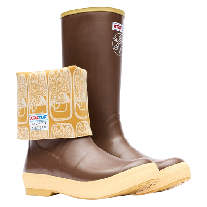 stock image of 15 inch xtratuf waterproof rain boots